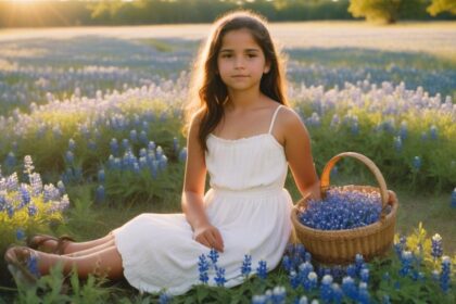 Blue Bonnet Flower