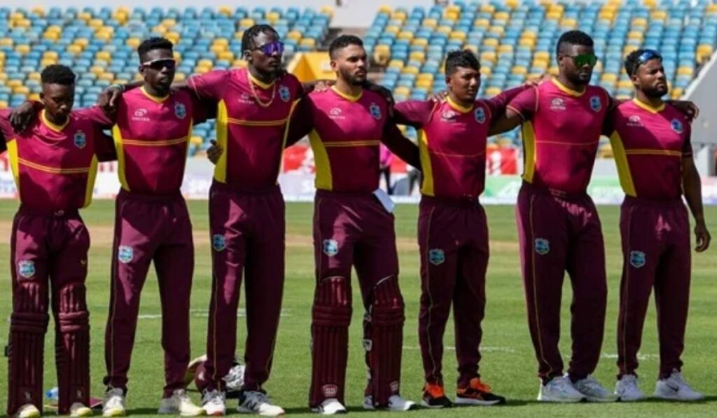 england cricket team vs west indies cricket team timeline