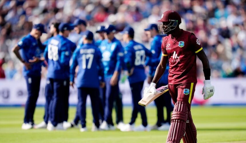 england cricket team vs west indies cricket team timeline