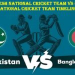 pakistan national cricket team vs bangladesh national cricket team timeline