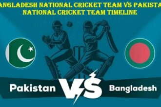 pakistan national cricket team vs bangladesh national cricket team timeline