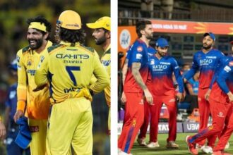 royal challengers bengaluru vs chennai super kings timeline